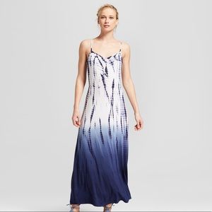 Xhiliration Tie dye maxi dress